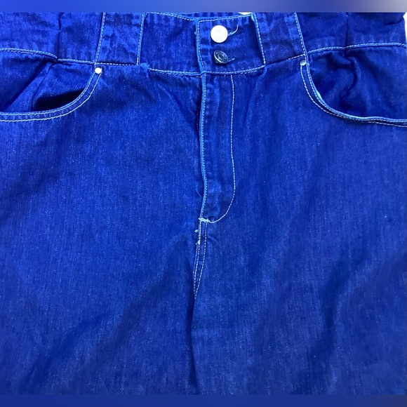 Current Air Women's High Rise Blue Jeans Relaxed Fit LG - Picture 7 of 8